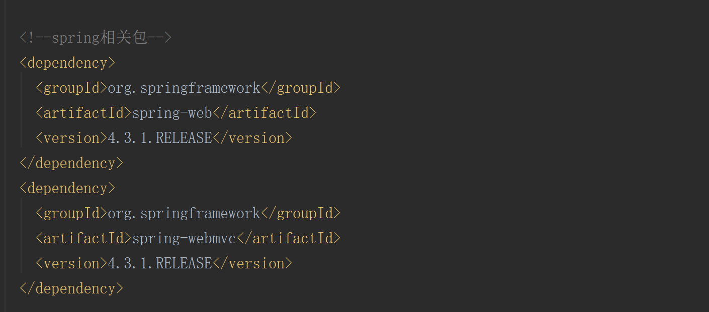 添加spring 添加spring